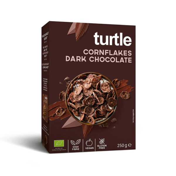 Turtle Cornflakes Dark Chocolate senza glutine | Celiachia Milano