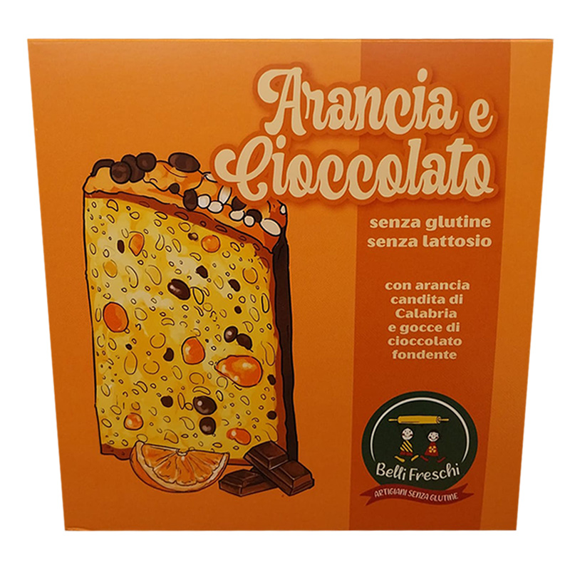Dolce di Natale arancia e cioccolato senza glutine e lattosio - Celiachia Milano