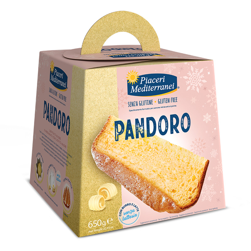 Piaceri Mediterranei Pandoro Classico senza glutine - Celiachia Milano