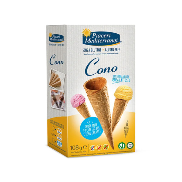 Piaceri Mediterranei Cono senza glutine - Celiachia Milano