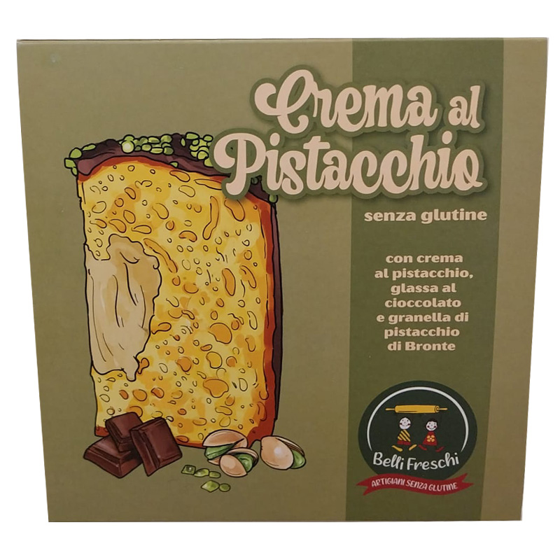 Dolce di Natale al pistacchio senza glutine - Celiachia Milano