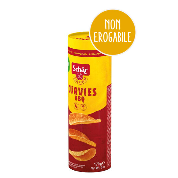 Schar Curvies BBQ chips di patatine senza glutine - Celiachia Milano