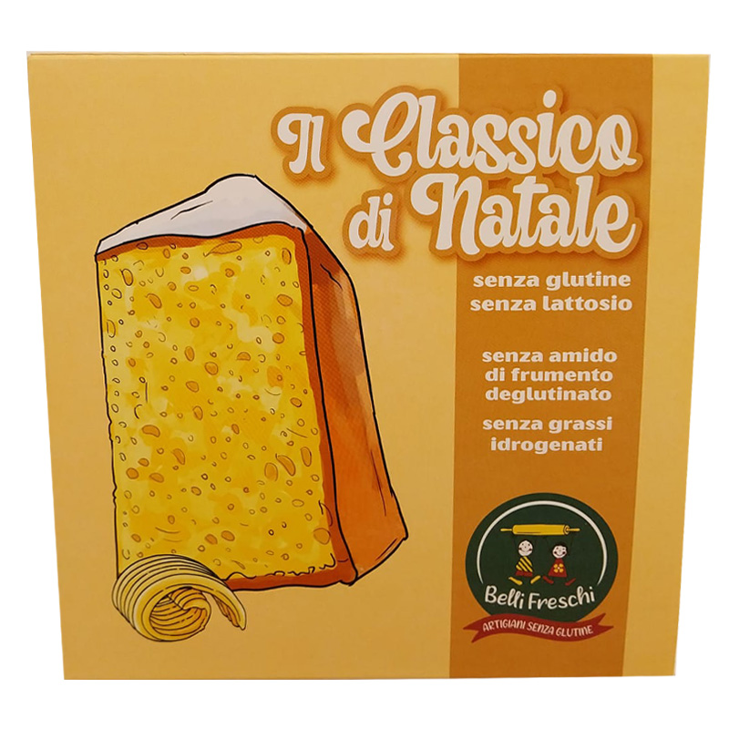 Torta di Natale classica senza glutine - Celiachia Milano