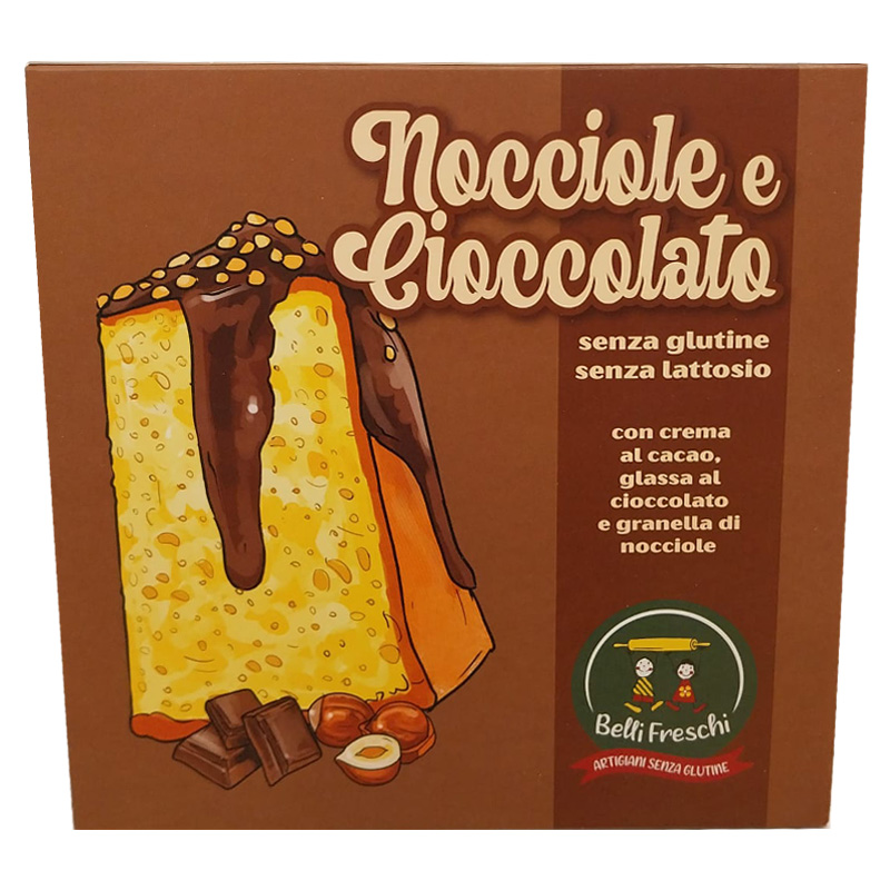 Torta di Natale al cioccolato e nocciole senza glutine e lattosio - Celiachia Milano