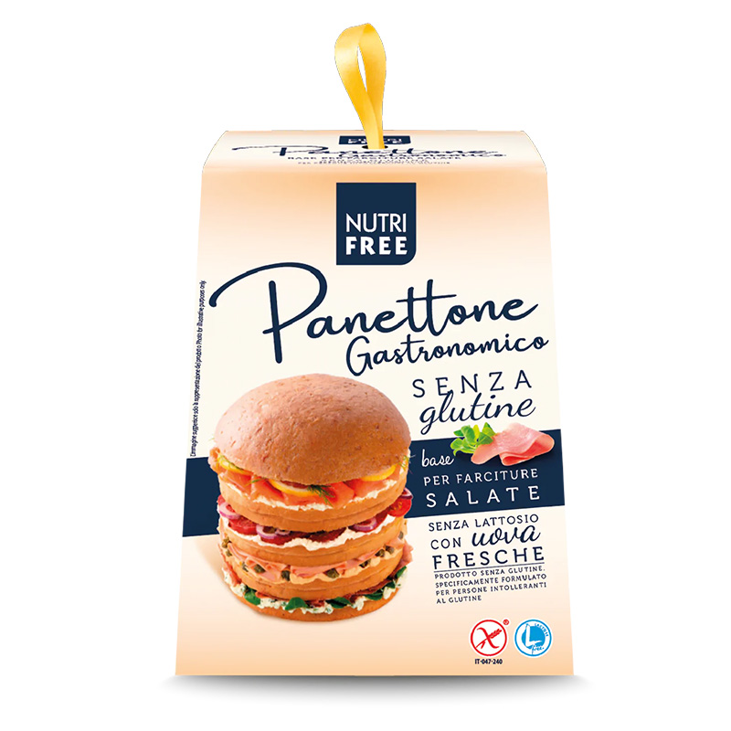 Nutrifree Panettone gastronomico senza glutine - Celiachia Milano