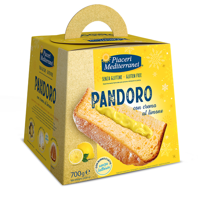 Piaceri Mediterranei Pandoro al limone senza glutine - Celiachia Milano