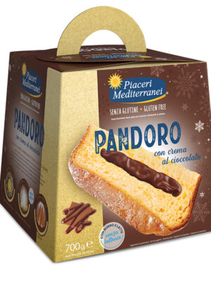 Piaceri Mediterranei Pandoro al cioccolato senza glutine - Celiachia Milano