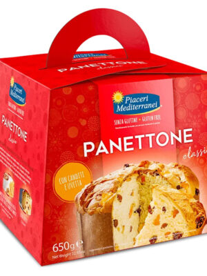Piaceri Mediterranei Panettone classico senza glutine - Celiachia Milano