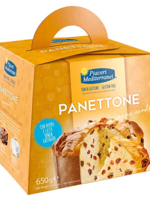 Piaceri Mediterranei Panettone senza canditi senza glutine - Celiachia Milano