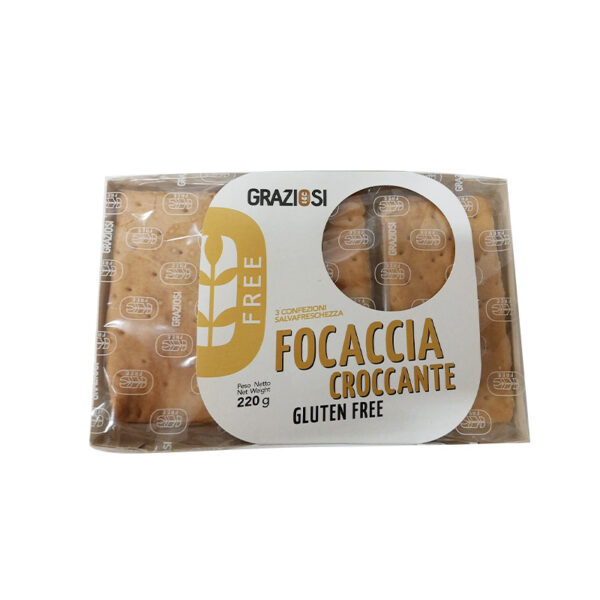 GRAZIOSI FOCACCIA CROCCANTE OLIO 220G