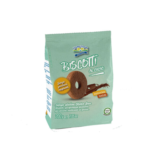 HAPPY FARM BISCOTTI CACAO SENZA ZUCCHERO