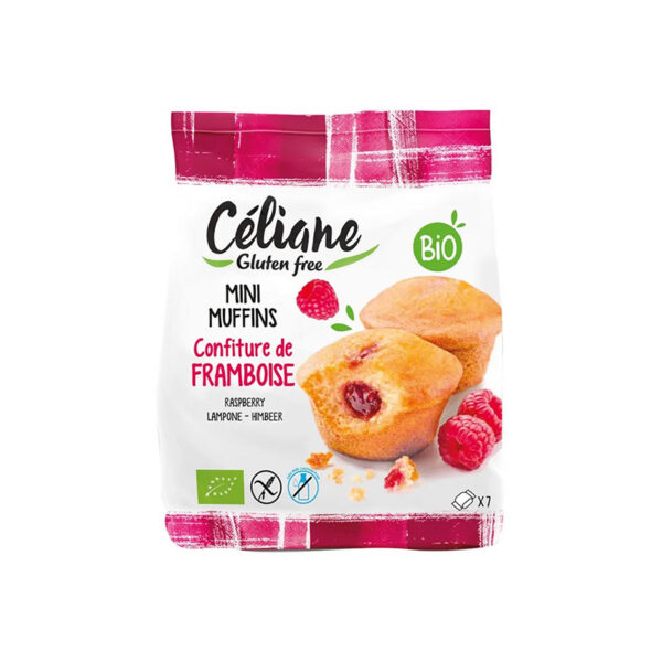 Celiane Mini muffin con ripieno al lampone senza glutine - Celiachia Milano