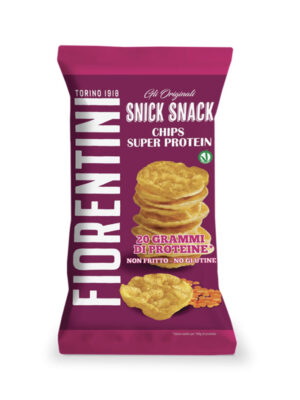 Fiorentini Snick Snack chips di lenticchie rosse e ceci senza glutine | Celiachia Milano