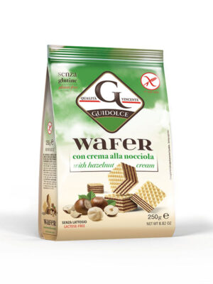 Wafer senza glutine con crema alla nocciola Guidolce - Celiachia Milano