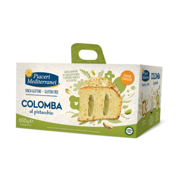 Piaceri Mediterranei Colomba pasquale senza glutine al pistacchio | Celiachia Milano
