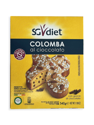 SG Diet colomba con gocce di cioccolato 340g senza glutine | Celiachia Milano