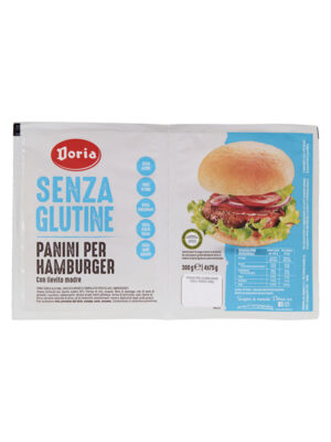 DORIA PANINI HAMBURGER 4X75G