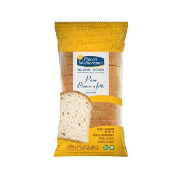 Celiachia Milano | Piaceri Mediterranei Pane Bianco a fette senza glutine