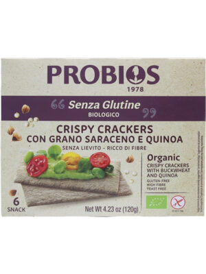 PROBIOS CRISPY CRACKERS DI GRANO SARACENO