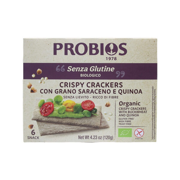 PROBIOS CRISPY CRACKERS DI GRANO SARACENO