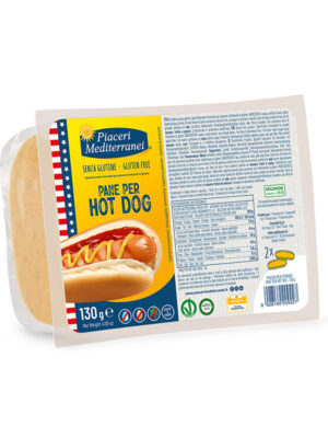 Celiachia Milano_Piaceri Mediterranei Pane per Hot Dog senza glutine