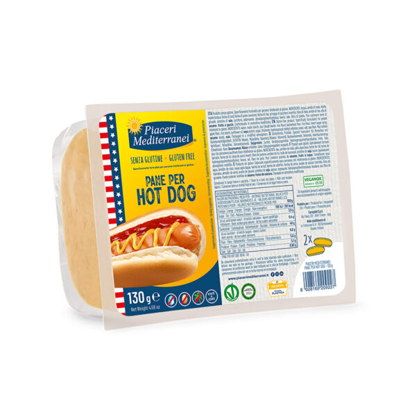 Celiachia Milano_Piaceri Mediterranei Pane per Hot Dog senza glutine