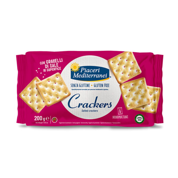 Celiachia Milano_Piaceri Mediterranei Crackers senza glutine