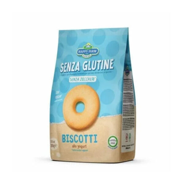 HAPPY FARM BISCOTTI ALLO YOGURT SENZA  ZUCCHERI AGGIUNTI  200G