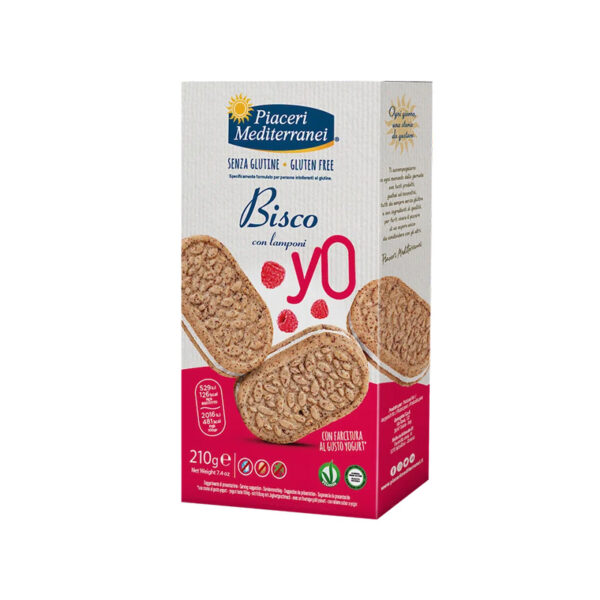 Celiachia Milano | Piaceri Mediterranei Biscotti senza glutine con lamponi