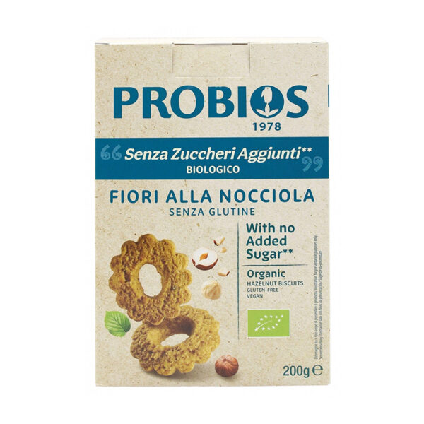 Probios Fiori alla Nocciola Biscotti senza glutine | Celiachia Milano
