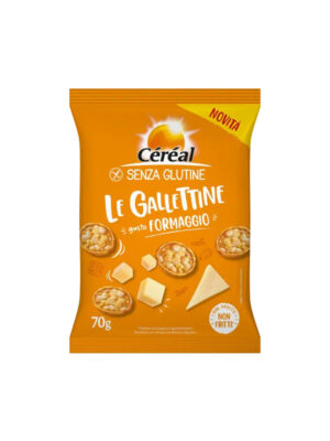 Cereal Gallettine al formaggio senza glutine | Celiachia Milano