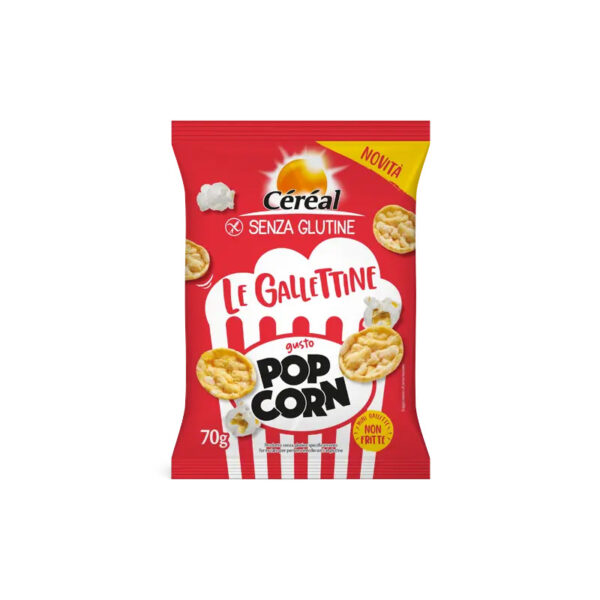 Cereal Gallettine gusto pop corn senza glutine | Celiachia Milano