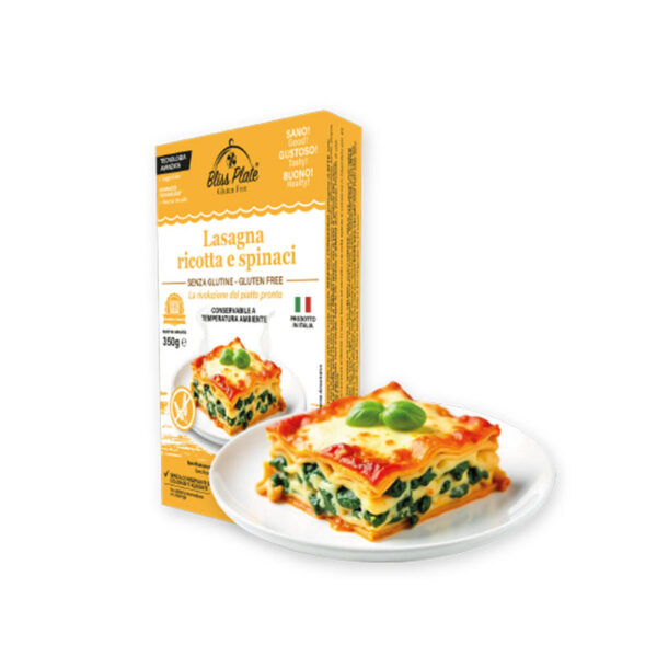 Bliss Plate lasagna ricotta e spinaci senza glutine | Celiachia Milano
