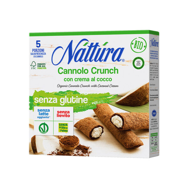 Nattura cannolo crunch senza glutine | Celiachia Milano