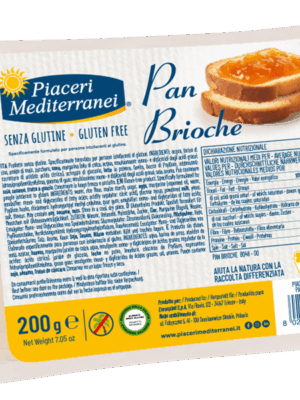 PIACERI MEDITERRANEI PAN BRIOCHE 200G