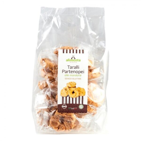 ALIMENTA 2000 TARALLI PARTENOPEI ALLE MANDORLE250G