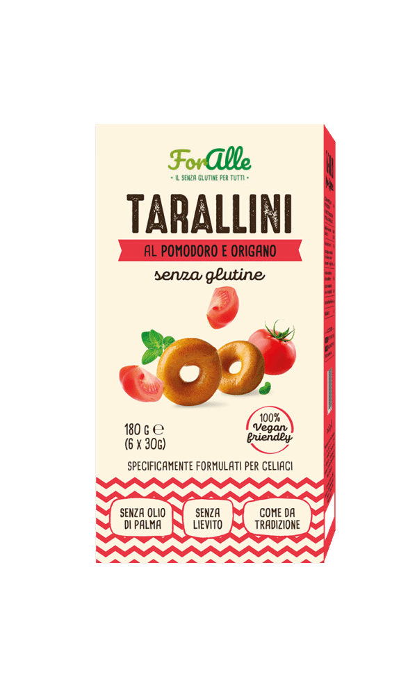FORALLE TARALLINI POMODORO E ORIGANO 6X30GR
