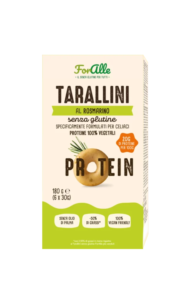 FORALLE TARALLINI PROTEICI AL ROSMARINO