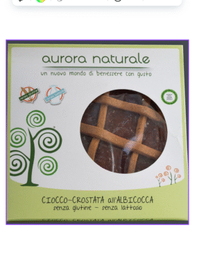 AURORA NATATURALE CROSTATA CON FROLLA AL CIOCCOLATO E CONFETTURA DI ALBICOCCHE