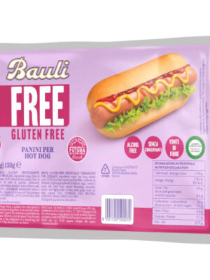 BAULI FREE PANINI HOT DOG 2PZ