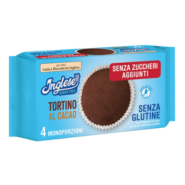 INGLESE TORTINO AL CACAO SENZA ZUCCHERI AGGIUNTI