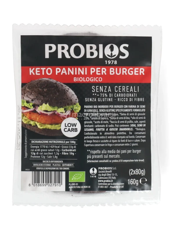 PROBIOS KETO PANINI BURGER