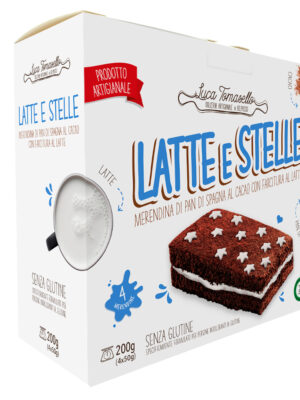LUCA TOMASELLO MERENDINA LATTE E STELLE 4PZ