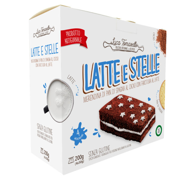 LUCA TOMASELLO MERENDINA LATTE E STELLE 4PZ
