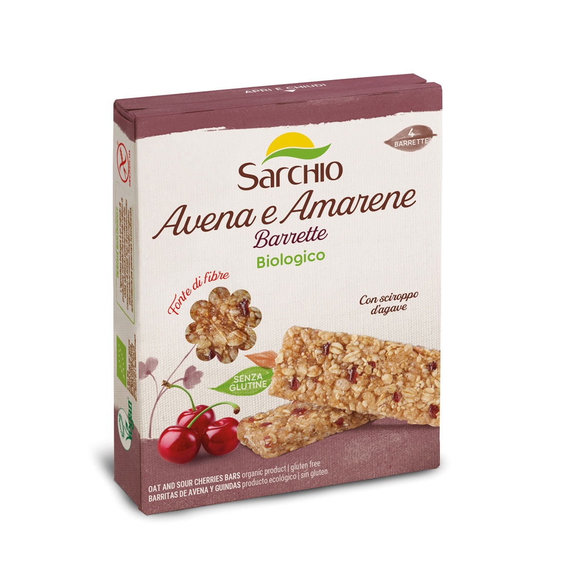 SARCHIO BARRETTE AVENA AMARENE 4X22,5G