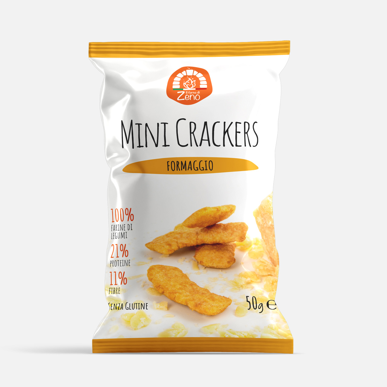 IL FORNO DI ZENO MINI CRACKERS GUSTO FORMAGGIO
