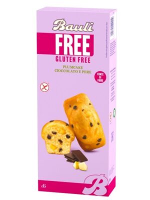 BAULI FREE PLUMCAKE CIOCCOLATO E PERE 6PZ