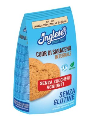 INGLESE BISCOTTI CUOR DI SARACENO SENZA ZUCCHERI AGGIUNTI