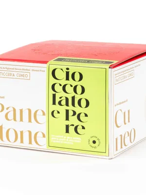 PASTICCERIA CUNEO PANETTONE CIOCCOLATO E PERE 500G