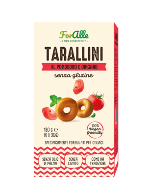 FORALLE TARALLINI MONOPORZIONATI POMODORO E ORIGANO 6 PZ